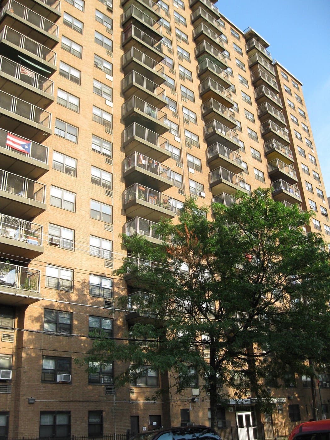 1520 Sedgwick Avenue apartment building in the Bronx, New York.