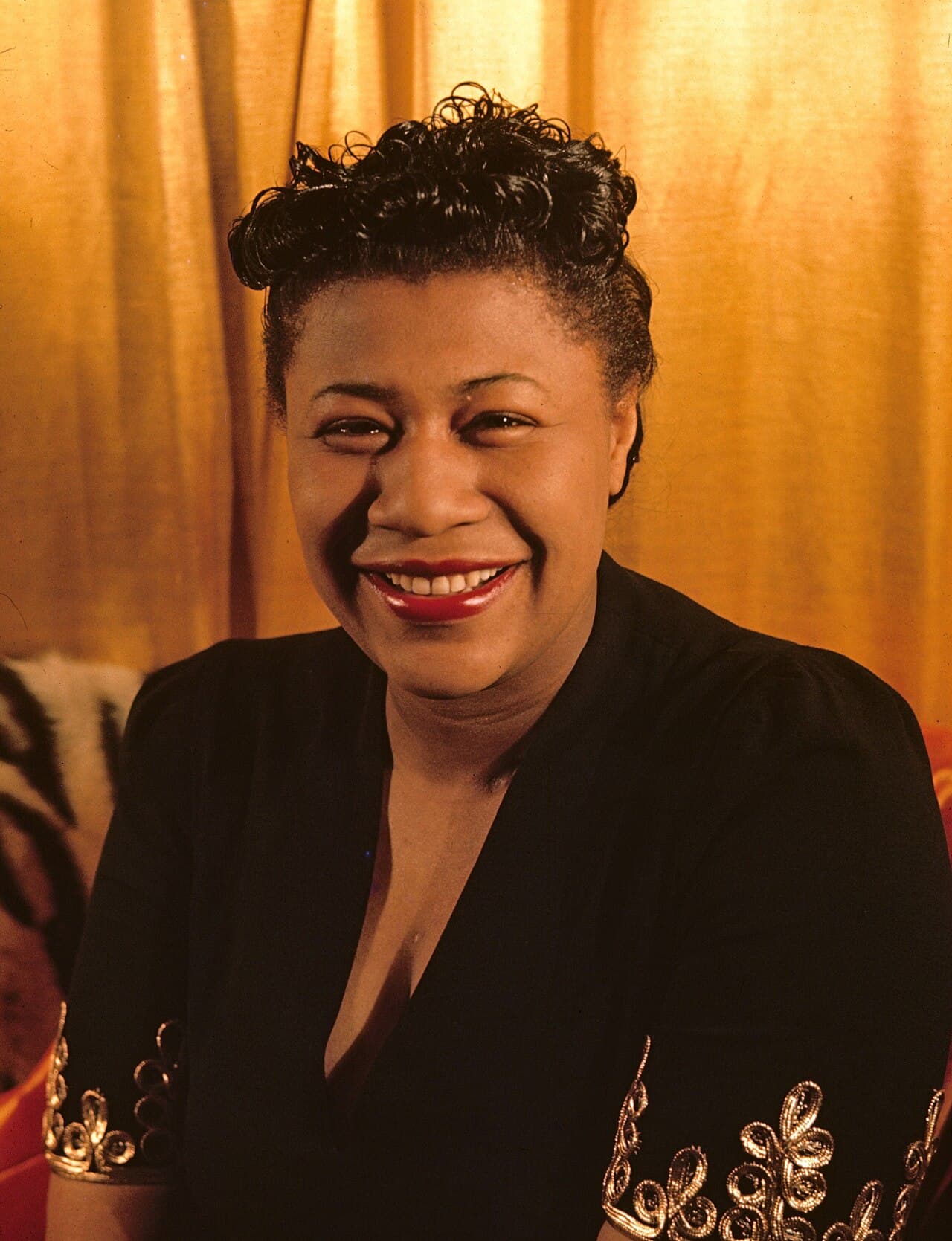 Portrait of Ella Fitzgerald in 1940.