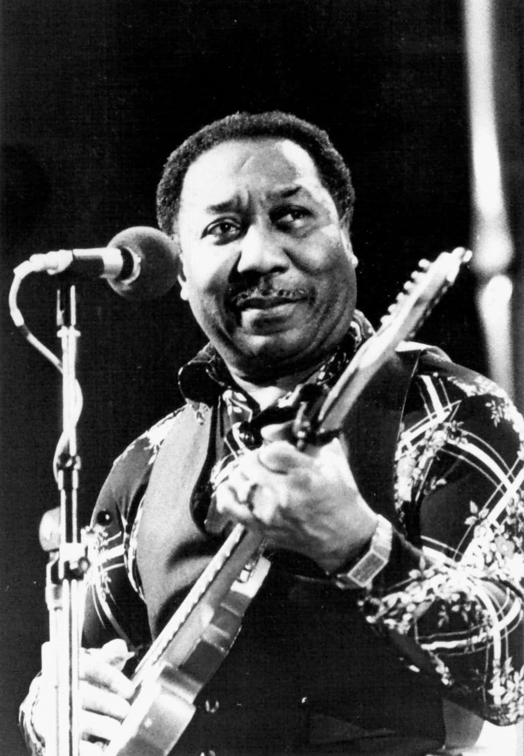 Muddy Waters performing live.